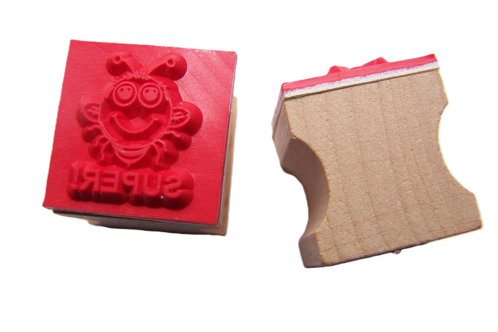 Bienen Stempel zur Belobigung als Motivationsstempel für Lehrer als Lehrerstempel, Schulstempel in Grundschulen Bienenklassen, Bienenstempel