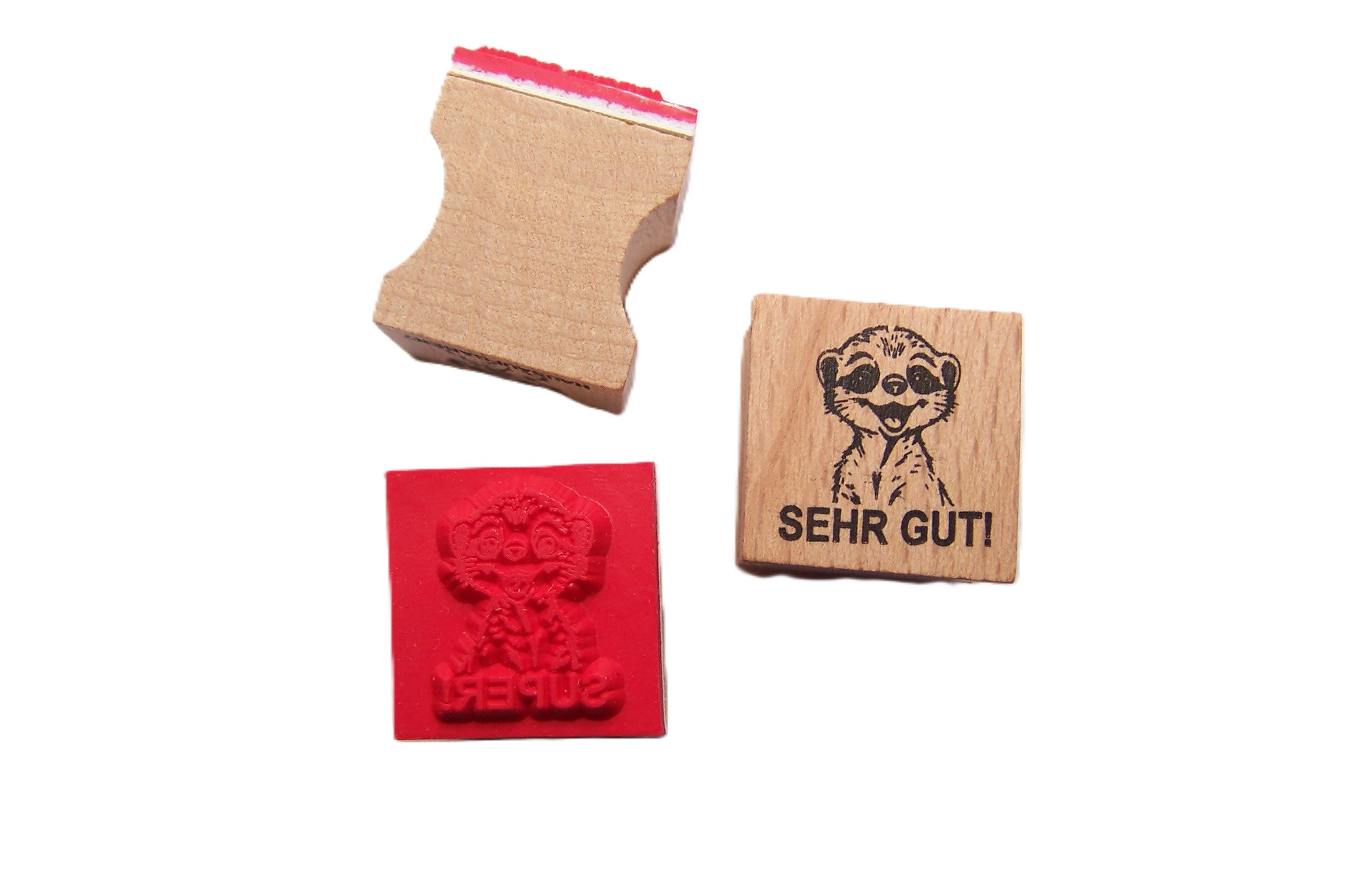 Erdmännchen Stempel als Motivationsstempel und Belobigung für Lehrer als Lehrerstempel, Schulstempel in Grundschulen für Erdmännchen Klasse