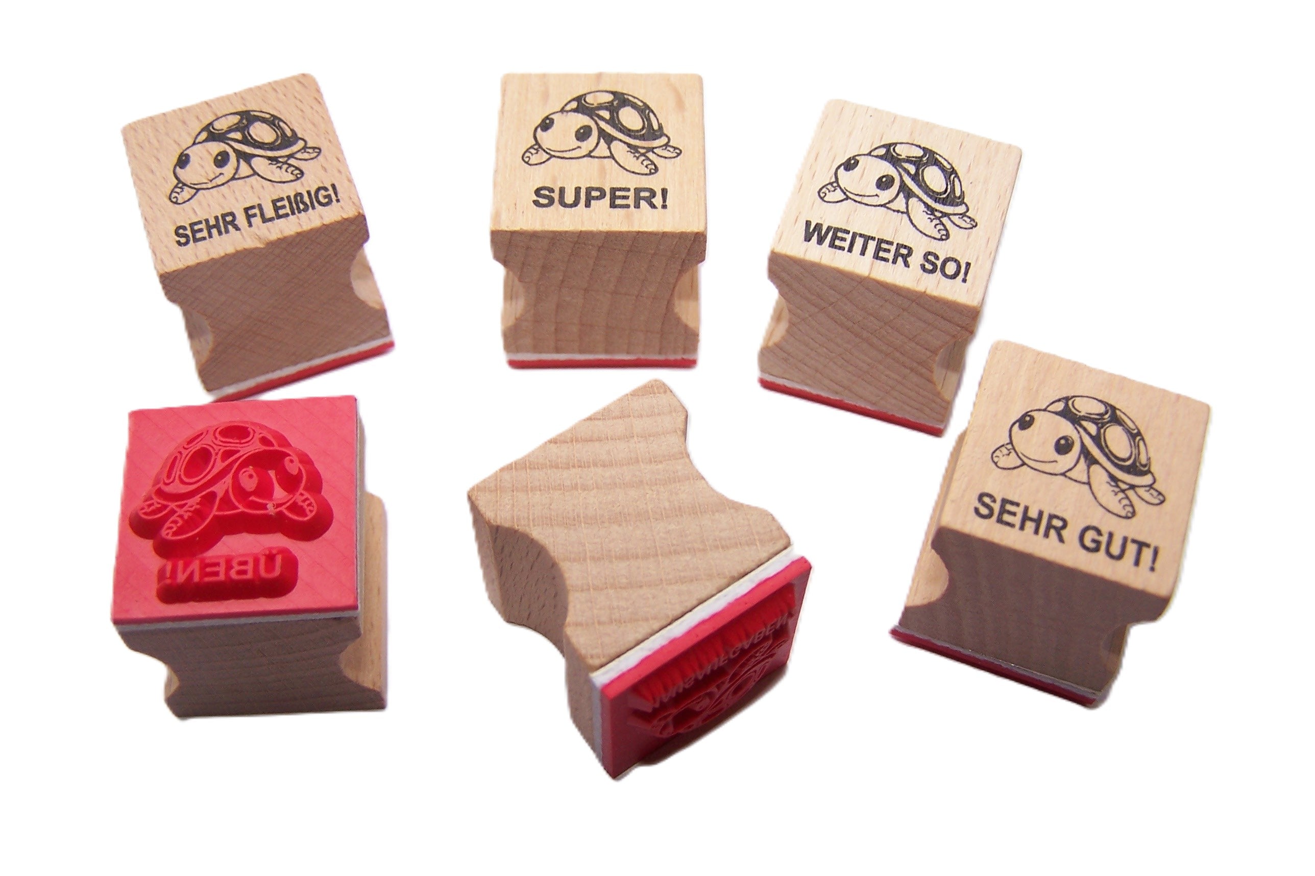 Schildkröten Stempel, Motivationsstempel für Lehrer in Grundschulen als Lehrerstempel, Schulstempel in Schildkröten Klasse zur Motivation
