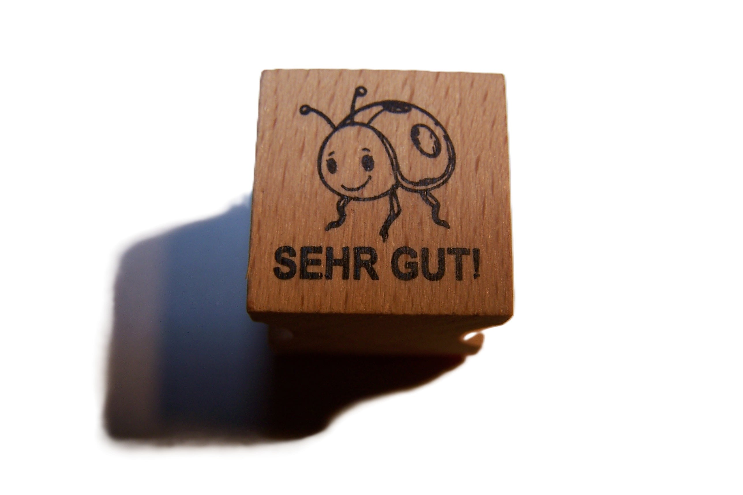 Marienkäfer Stempel zur Belobigung und Motivation für Lehrer in Schule in Marienkäferklasse als Lehrerstempel und Schulstempel für Schüler