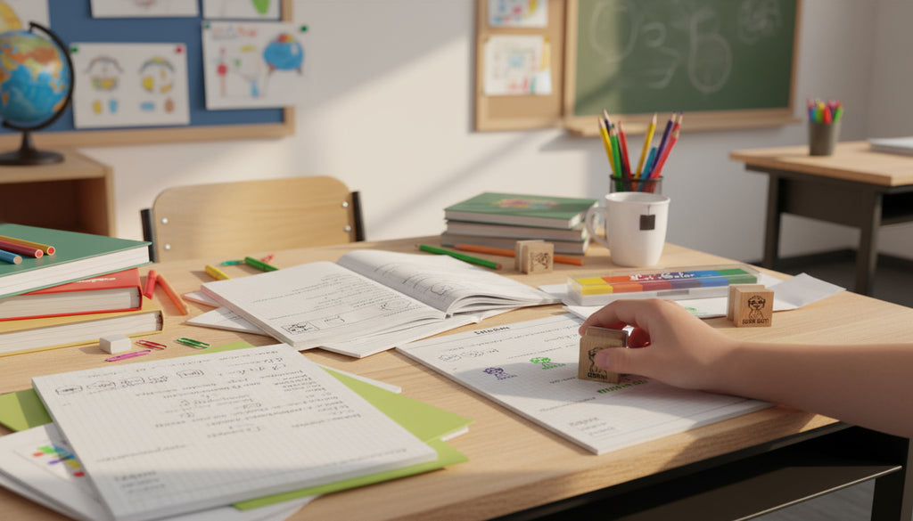 Erdmännchen Stempel als Motivationsstempel und Belobigung für Lehrer als Lehrerstempel, Schulstempel in Grundschulen für Erdmännchen Klasse