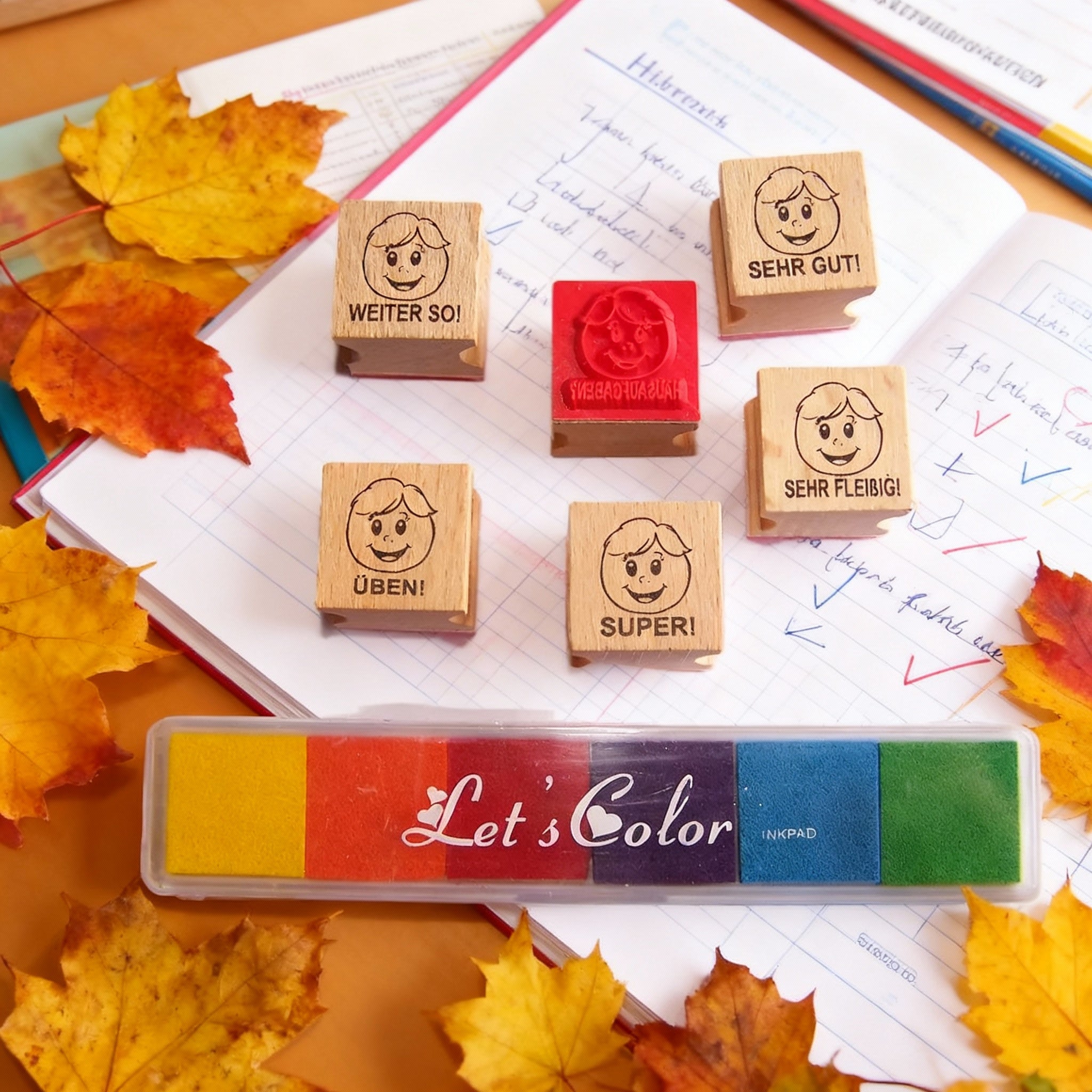 Gesichter Stempel