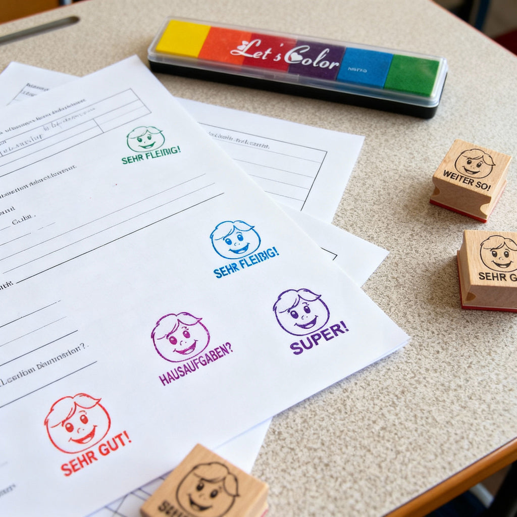 Gesichter Stempel