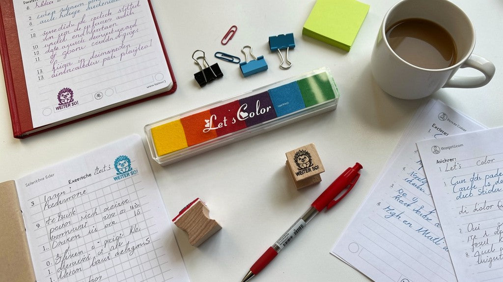 Igel Stempel, Motivationsstempel zur Belobigung für Lehrer in Grundschulen als Lehrerstempel, Schulstempel in Igel Klasse zur Motivation