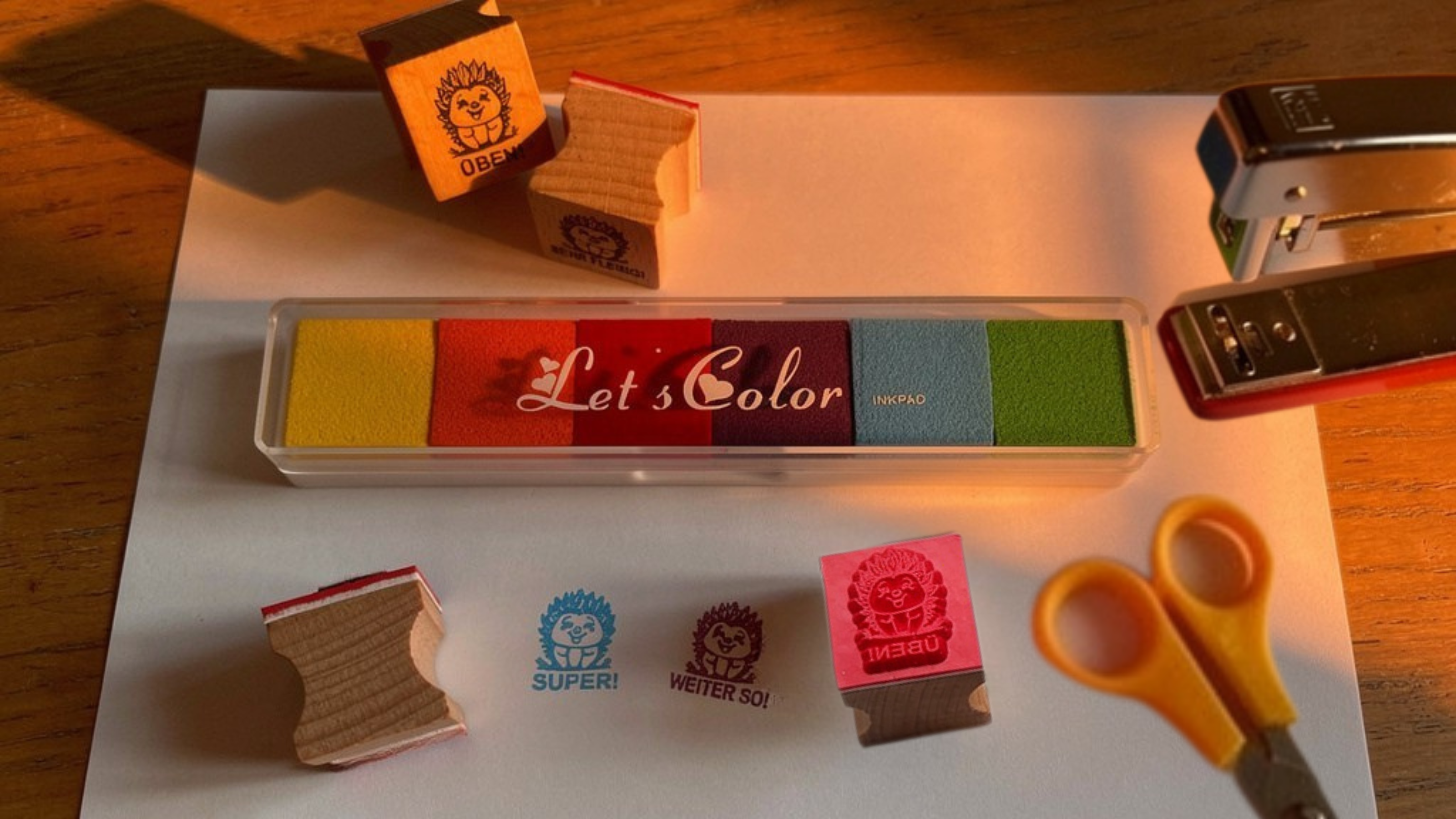 Igel Stempel, Motivationsstempel zur Belobigung für Lehrer in Grundschulen als Lehrerstempel, Schulstempel in Igel Klasse zur Motivation