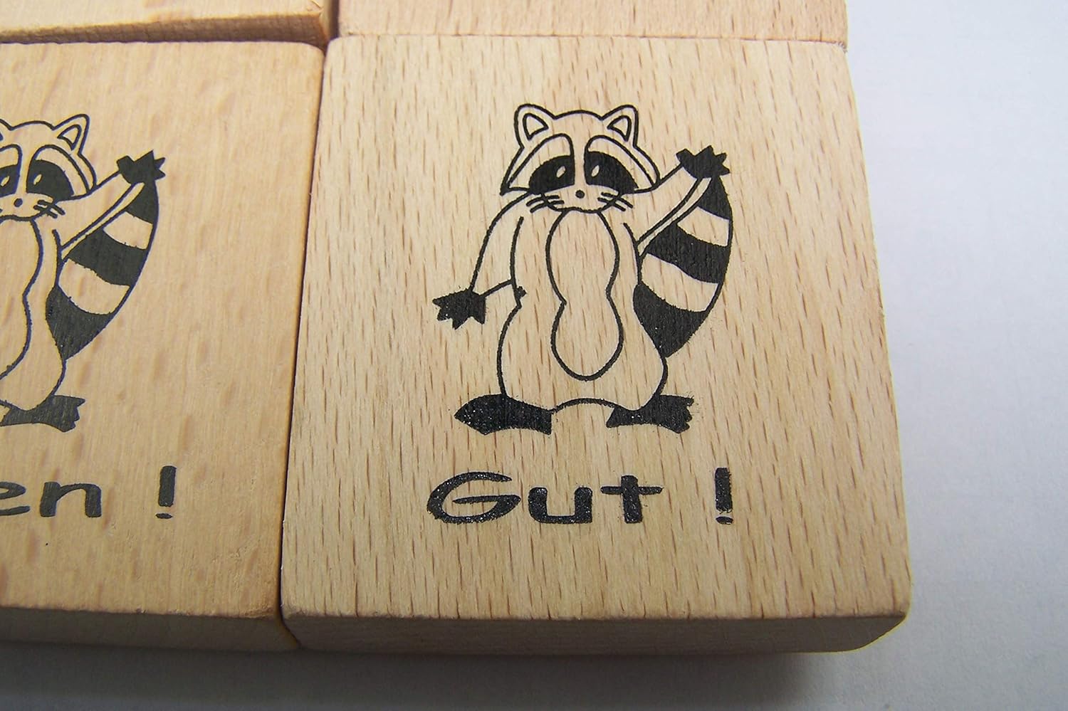 STEMPEL mit Waschbären als BELOBIGUNGSSTEMPEL für Lehrer, auch für Waschbärenklasse zur Motivation in der Schule, Lehrerstempel Schulstempel