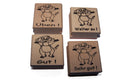 STEMPEL mit Erdmännchen als BELOBIGUNGSSTEMPEL für Lehrer, Motivation in der Schule, Lehrerstempel und Schulstempel für Erdmännchenklasse