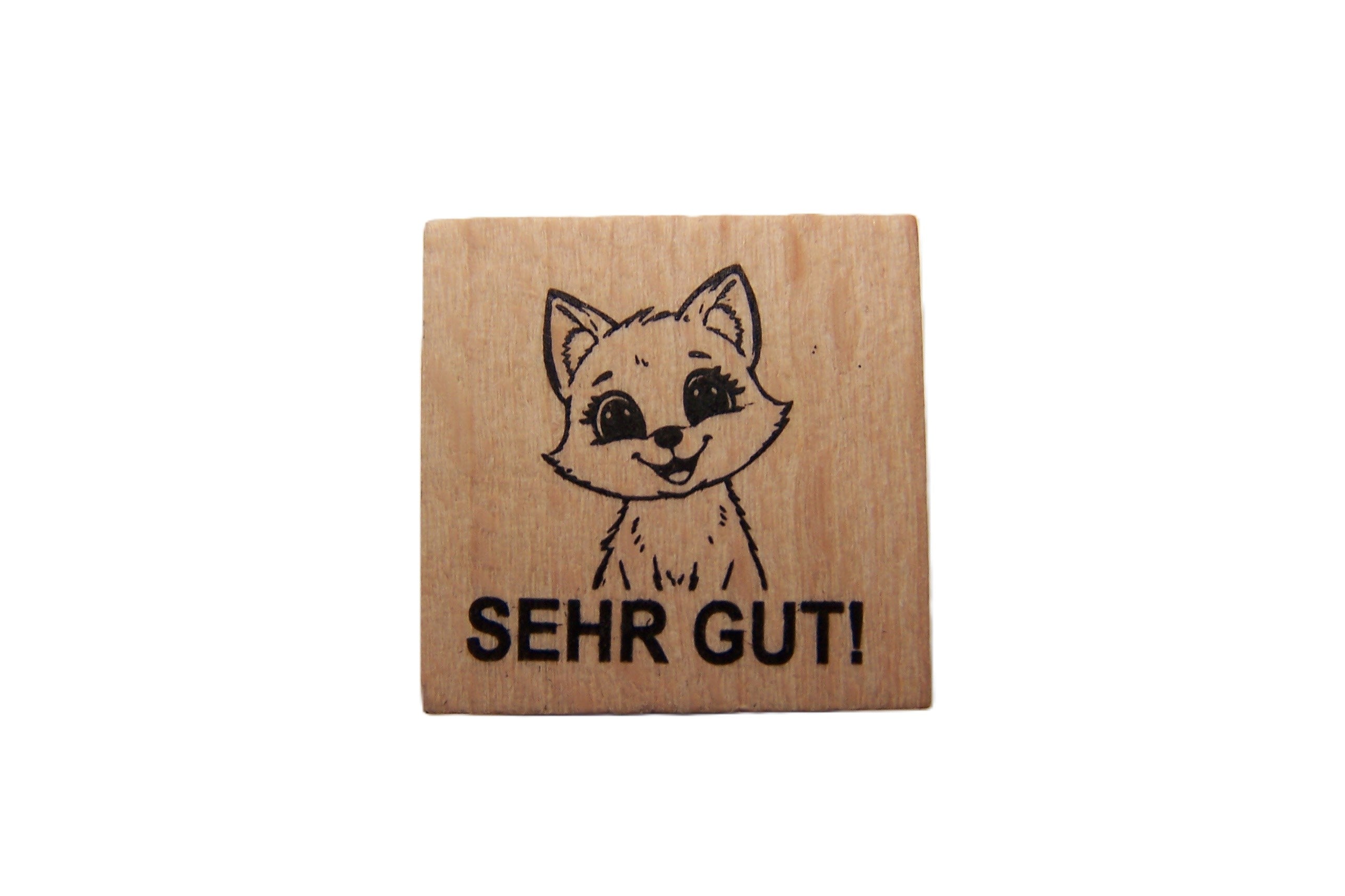 Fuchs Stempel, Motivationsstempel zur Belobigung für Lehrer in Grundschulen als Lehrerstempel, Schulstempel in Fuchsklassen zur Motivation
