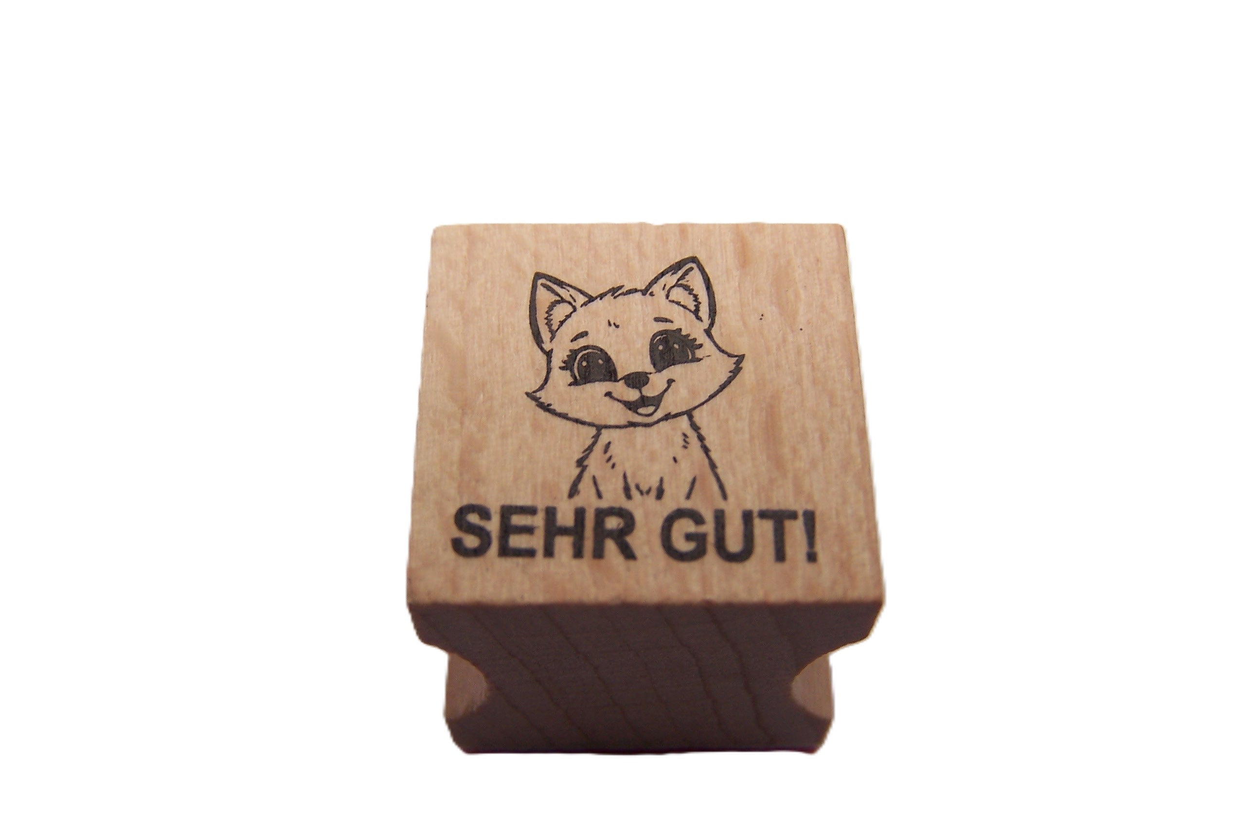 Fuchs Stempel, Motivationsstempel zur Belobigung für Lehrer in Grundschulen als Lehrerstempel, Schulstempel in Fuchsklassen zur Motivation