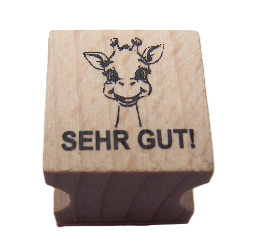 Giraffen Stempel, Motivationsstempel für Lehrer in Grundschulen als Lehrerstempel, Schulstempel in Giraffen Klasse zur Motivation