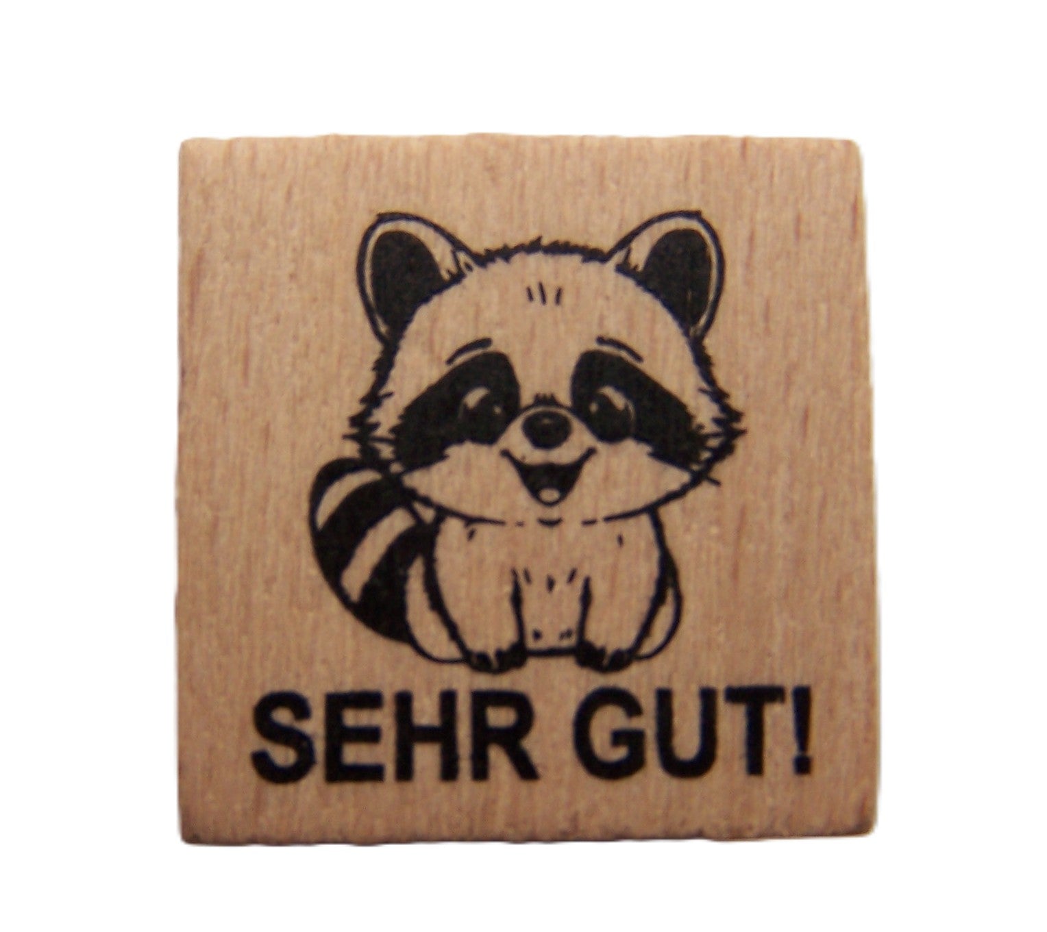 Waschbärstempel als Motivationsstempel und Belobigung Stempel für Lehrer als Lehrerstempel, Schulstempel in der Grundschule Waschbär Klasse