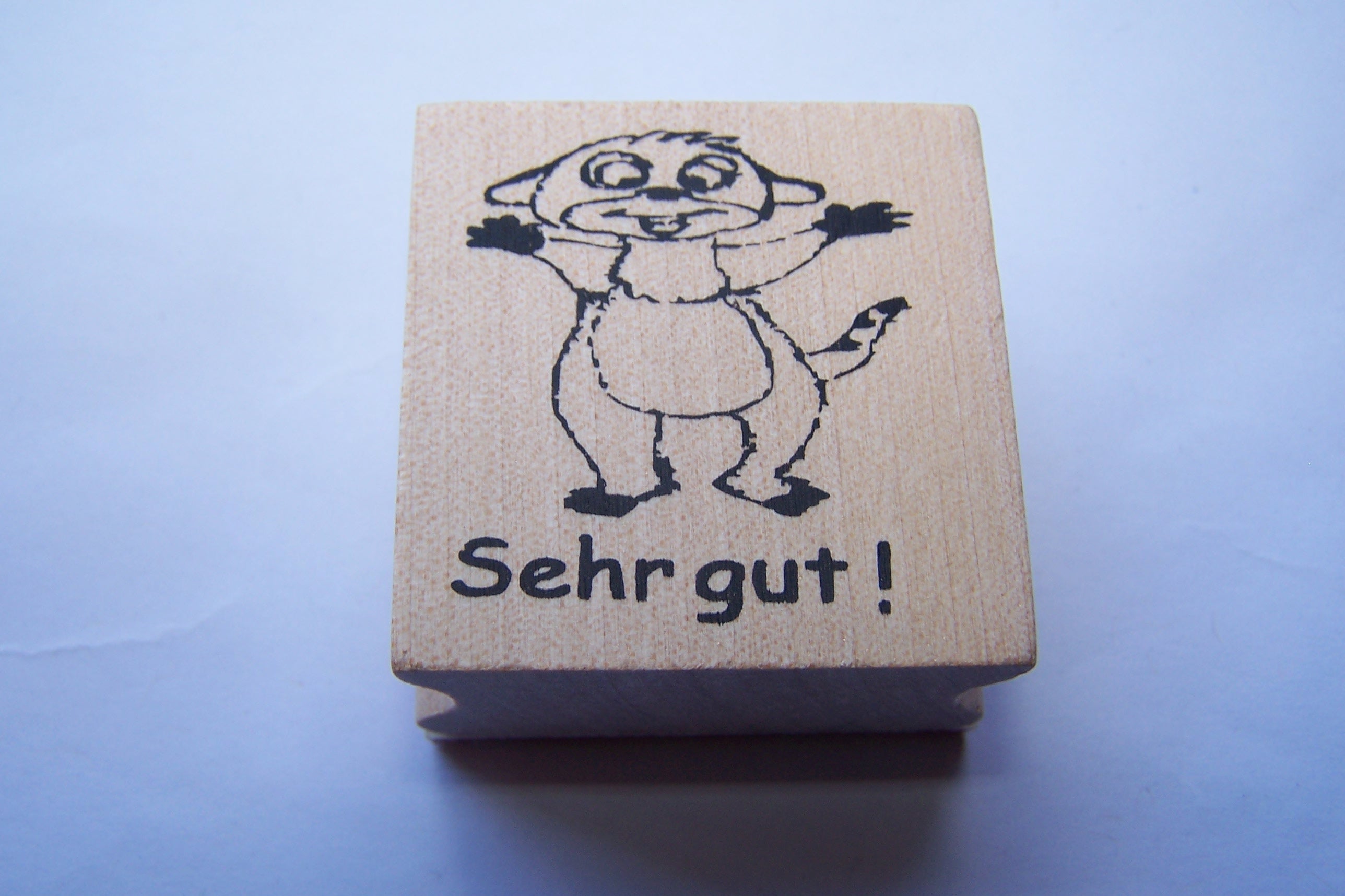 STEMPEL mit Erdmännchen als BELOBIGUNGSSTEMPEL für Lehrer, Motivation in der Schule, Lehrerstempel und Schulstempel für Erdmännchenklasse